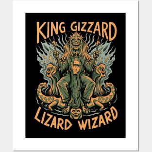 King Gizzard And The Lizard Wizard Posters and Art